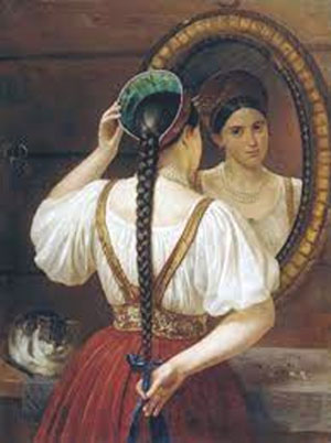 «Красавица перед зеркалом», Сайт о Пушкине